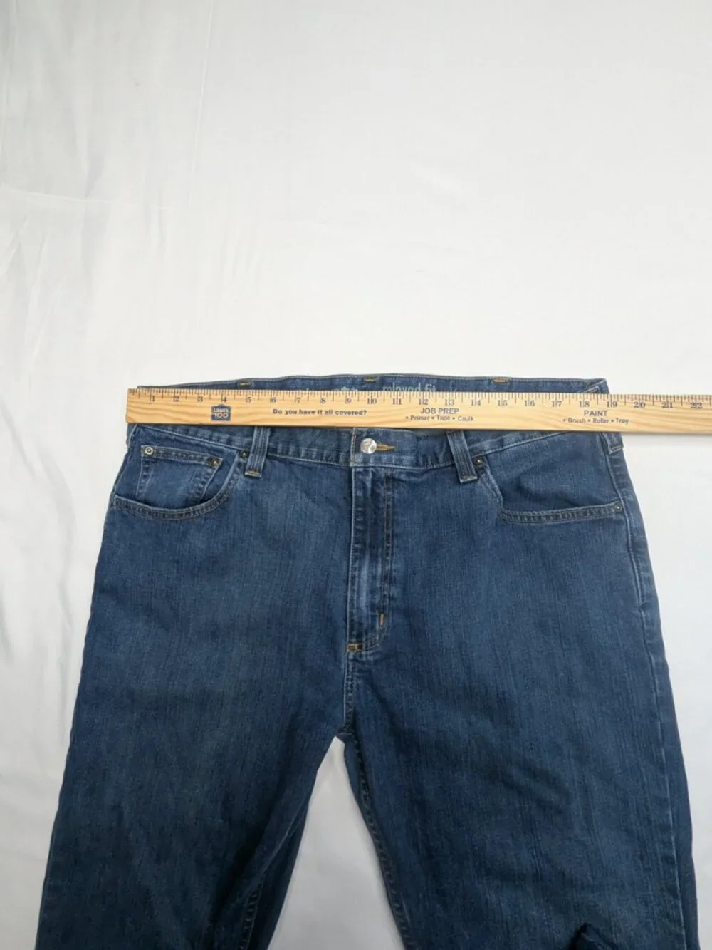 Carhartt Men's Relaxed Straight Rugged Flex Work Jeans 40x30 Blue